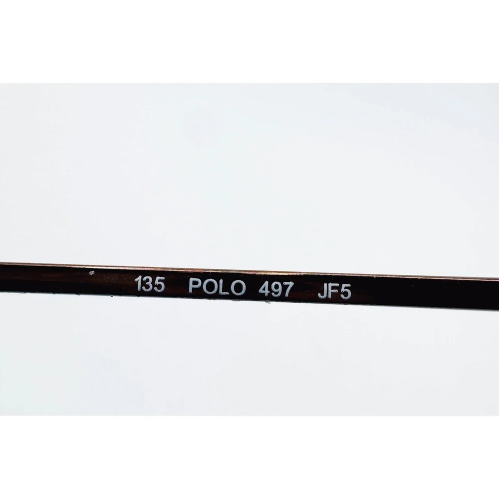 Polo Ralph Lauren Eyeglasses Womens Brown Oval Metal Frame 497 49-19-135